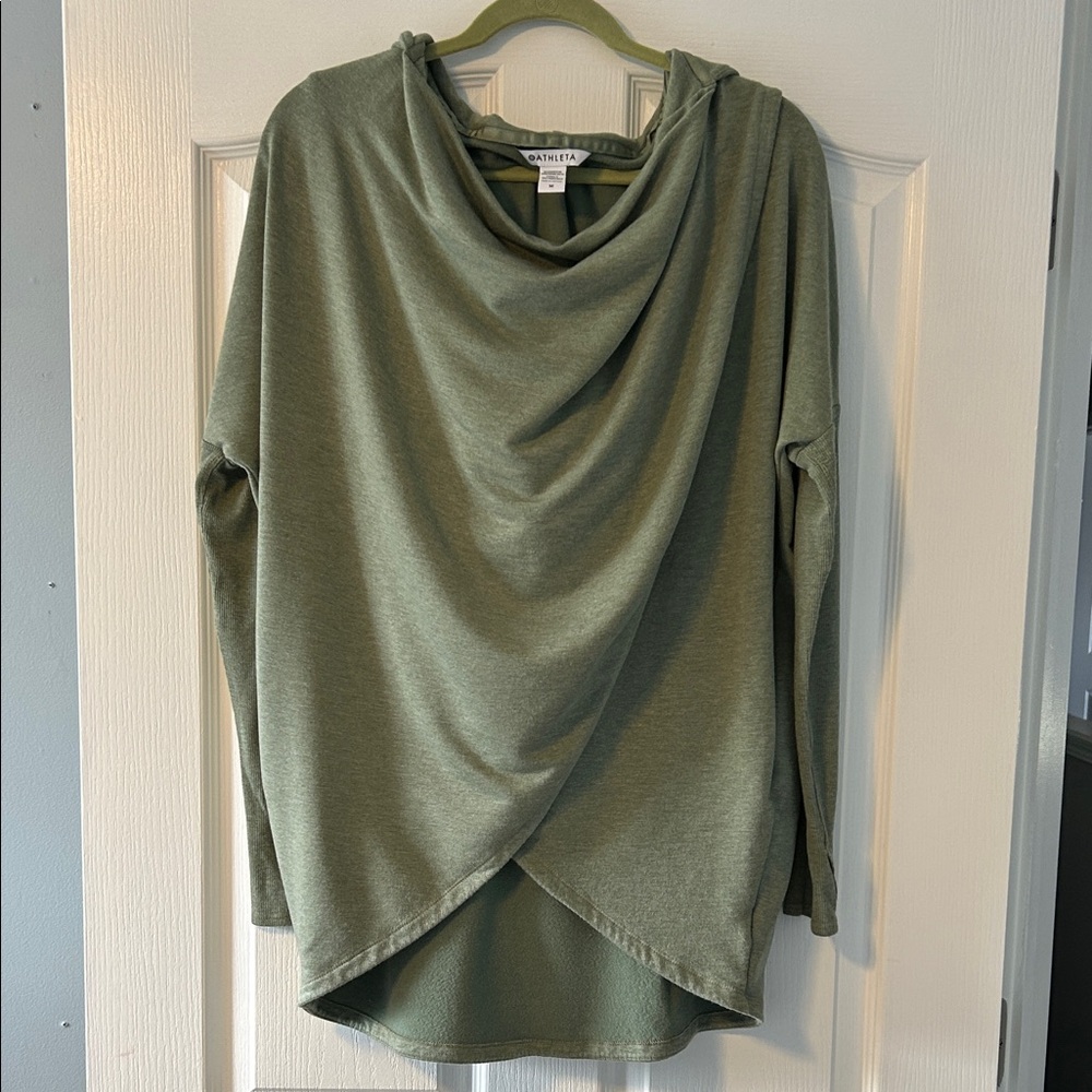 Athleta Purana Wrap Sweatshirt sz M
